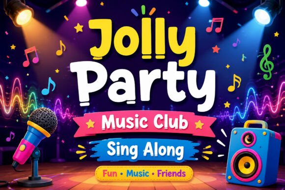 Jolly Tunes Font PNG with transparent background - Preview 1