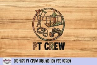 Leopard PT Crew Sublimation PNG Design