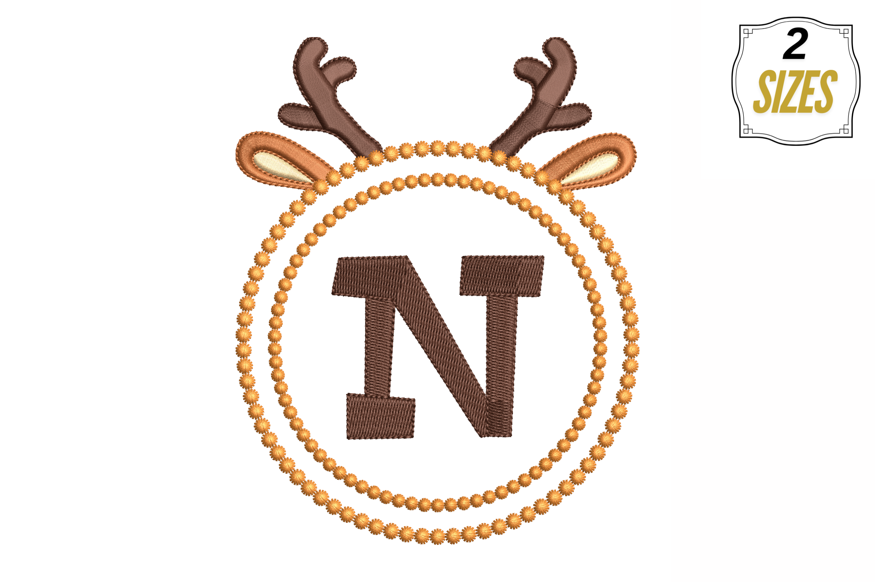 Letter N in Cute Frame