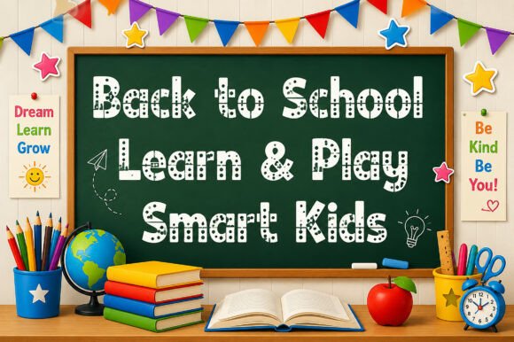 Little Scholars Font PNG with transparent background - Preview 1