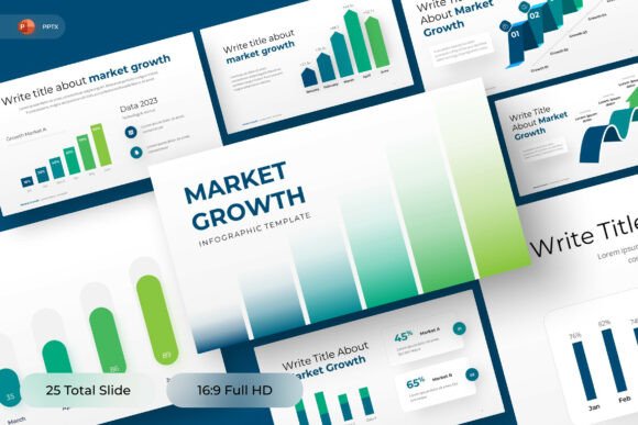 Market Growth PowerPoint Template