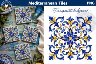 Mediterranean Blue Tile Art