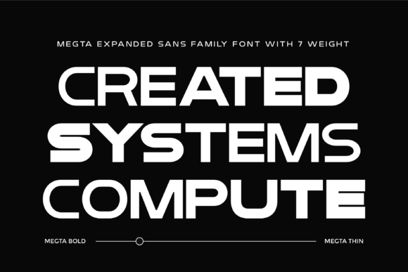 Megta Font PNG with transparent background - Preview 2