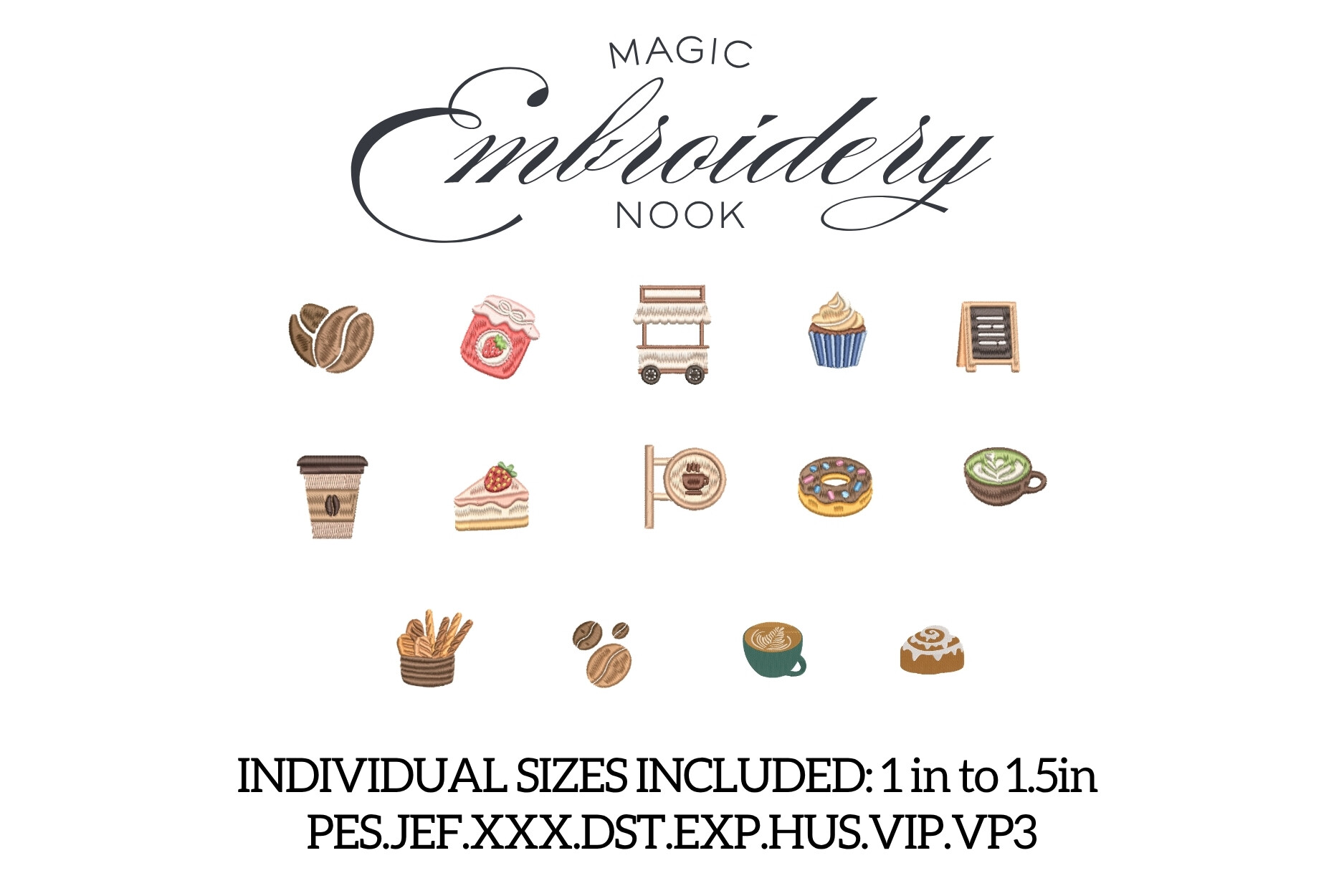 Mini Cafe Bundle X 14 Designs