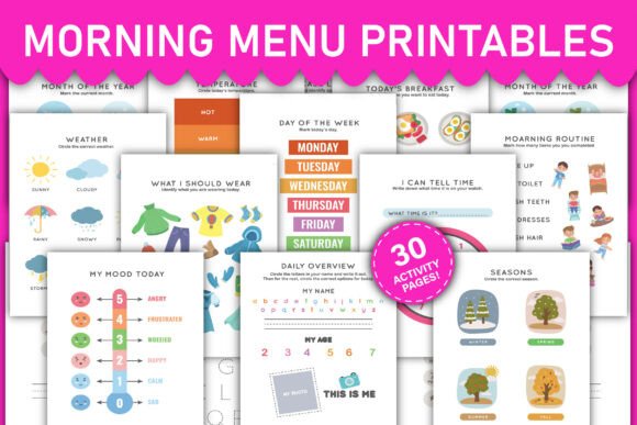 Morning Menu Printables