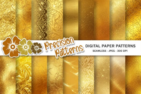 Ombre Yellow Light Gold Foil Background