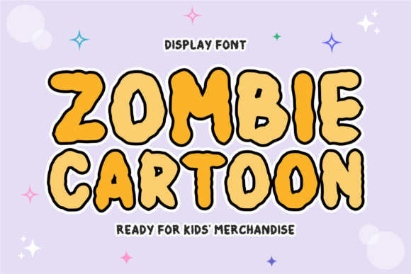 Puffy Popcorn Font PNG with transparent background - Preview 1