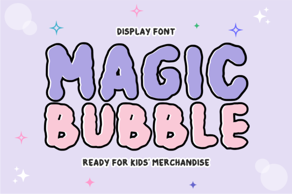 Puffy Popcorn Font PNG with transparent background - Preview 2
