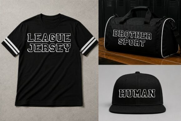 Puskas Sport Font PNG with transparent background - Preview 2