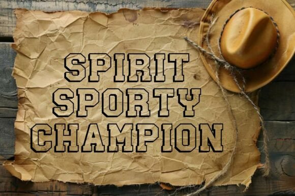 Puskas Sport Font PNG with transparent background - Preview 3