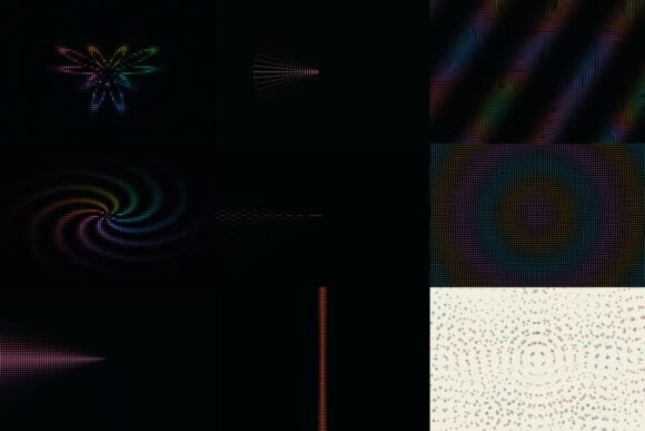 Retro-Tech 4K Grid Dots Motion Pack