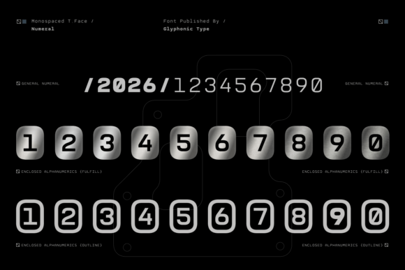 Robuto Mono Font font preview - 3