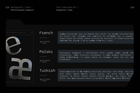 Robuto Mono Font font preview - 6