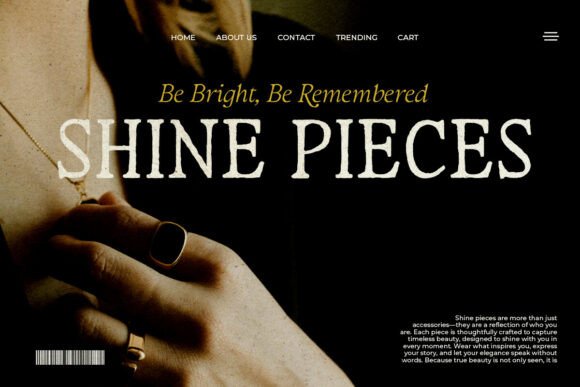 Rustic Portrait Font PNG with transparent background - Preview 1