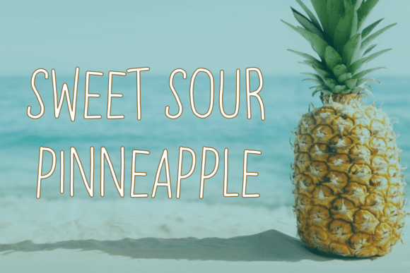 Sandbeach Font PNG with transparent background - Preview 1