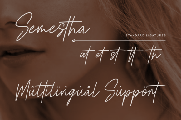 Semestha Font PNG with transparent background - Preview 2