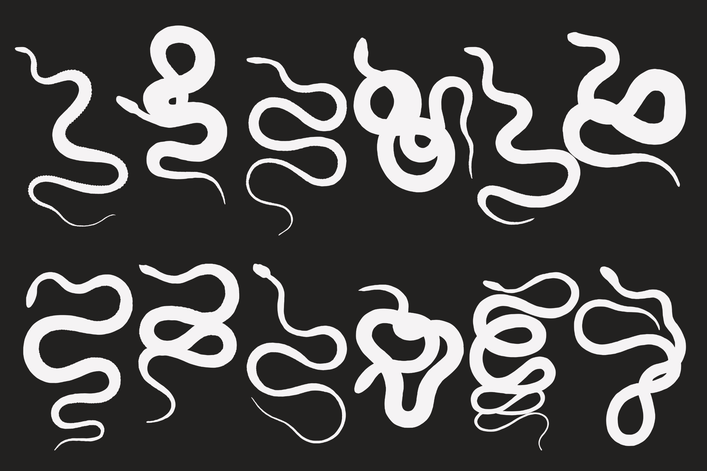 Snake Silhouettes (2/2)