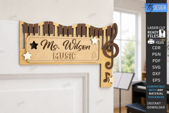 Teacher Door Corner Laser Cut | School