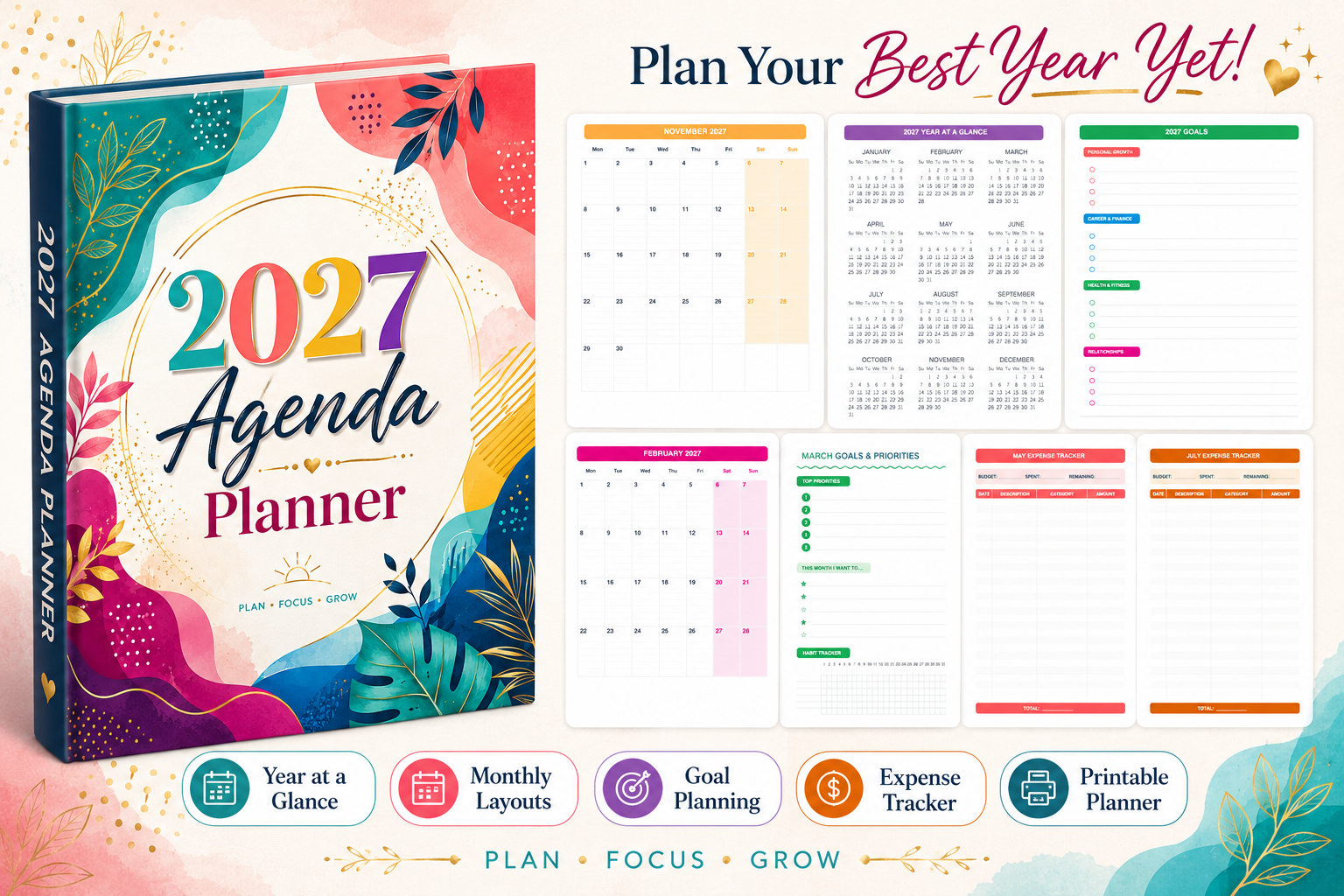 2027 Agenda Planner