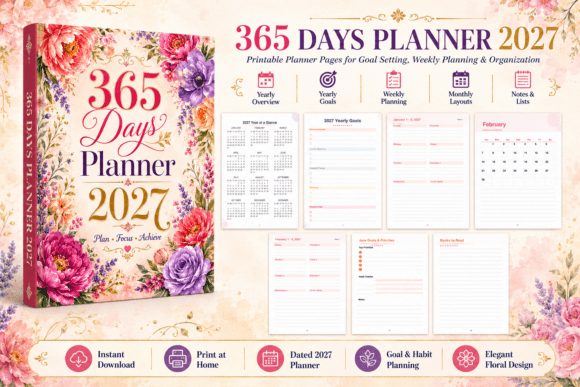 365 Days Planner 2027