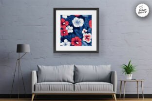 American Tropical Flowers Patterns Graphic by Pattern Universe ...