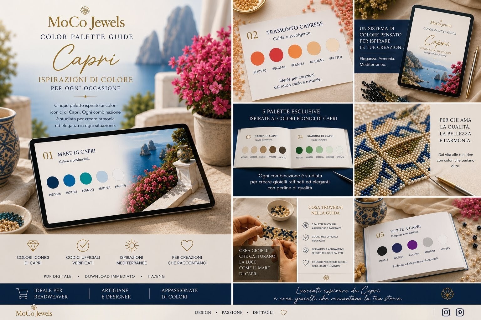 Capri Color Palette Guide (Italian)