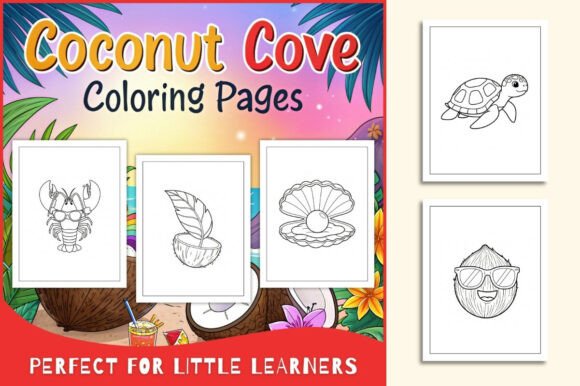 Coconut Cove Coloring Pages