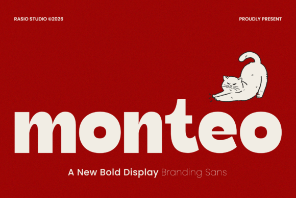 Preview specimen of Monteo sans serif font