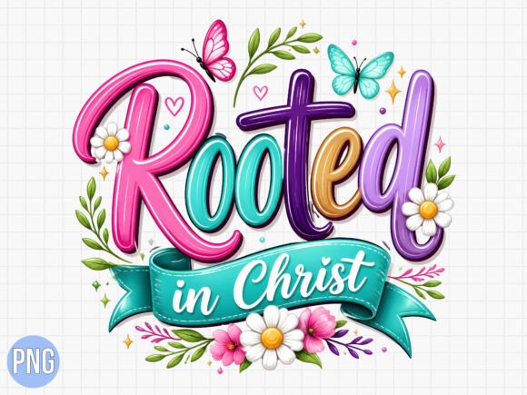 Rooted in Christ Christian Bible PNG