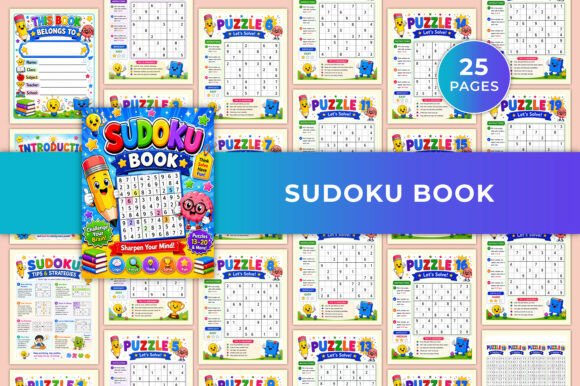 Sudoku Book KDP Graphic