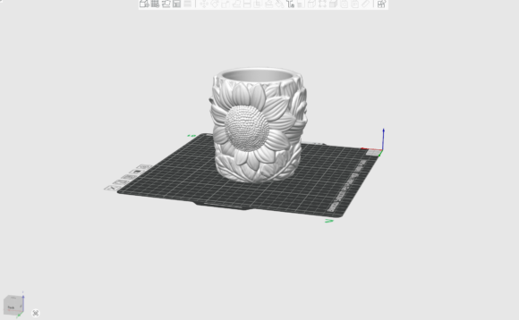 Sunflower Pen Holder STL | 3D Printable Desk Organizer - Image 5
