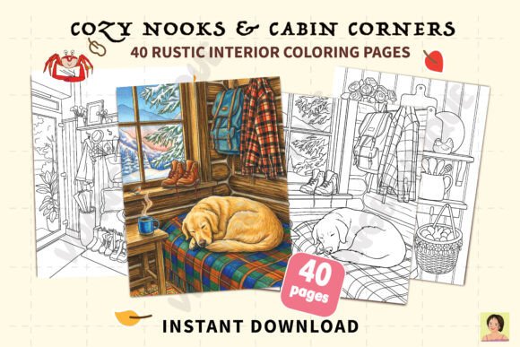 40 Countryside Retreat Coloring Pages