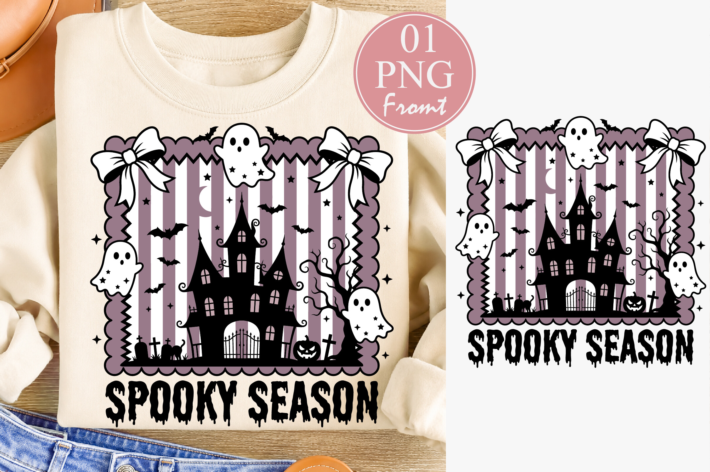Coquette Bow Halloween PNG Graphic by Rose Art · Creative Fabrica