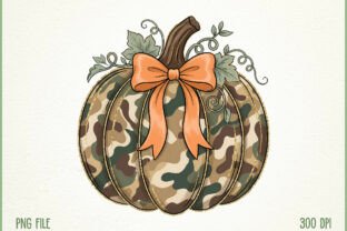 Coquette Camo Pumpkin PNG Graphic by SoftInk Studio · Creative Fabrica