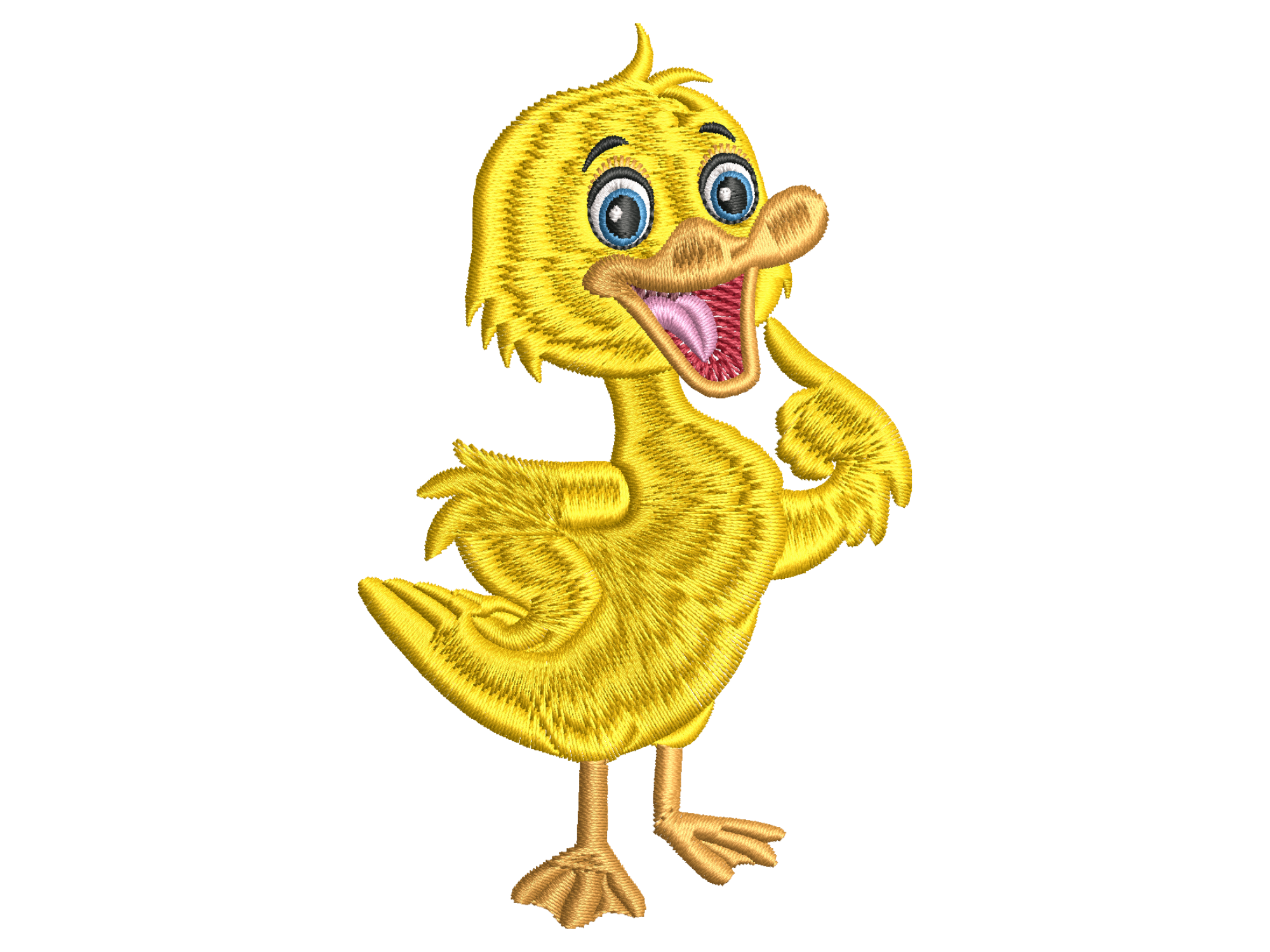 Cute Chick Embroidery Design