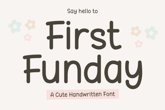First Funday Display Font By Ardi (7NTypes)