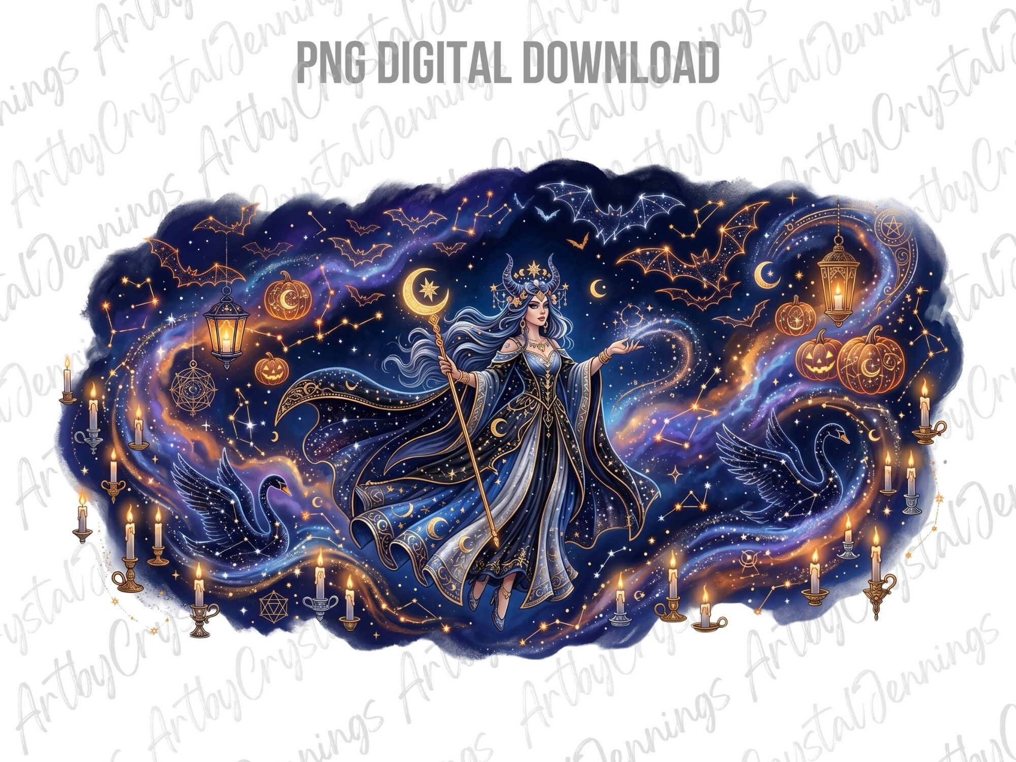 Mystica Celestial Goddess PNG