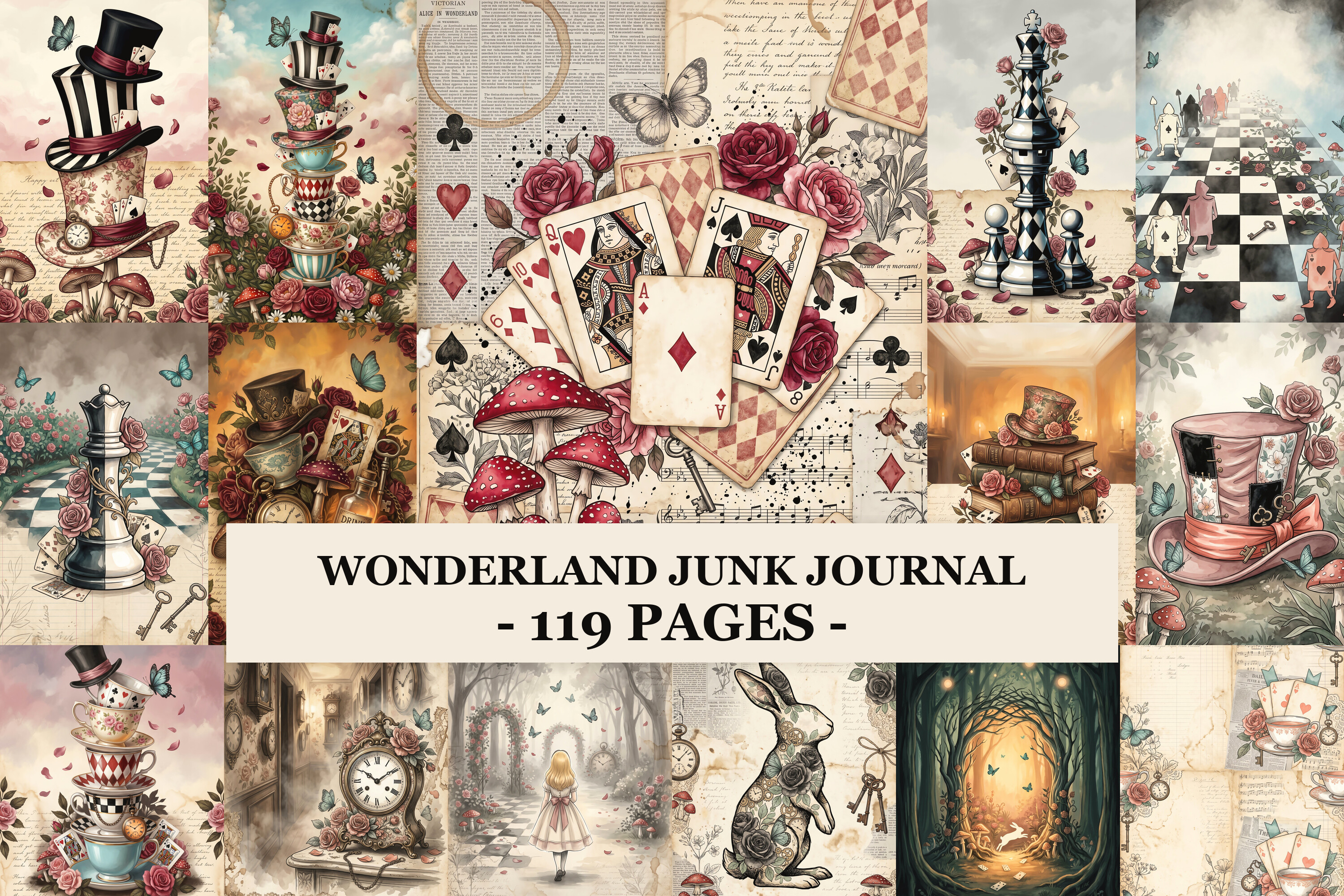 Wonderland Junk Journal