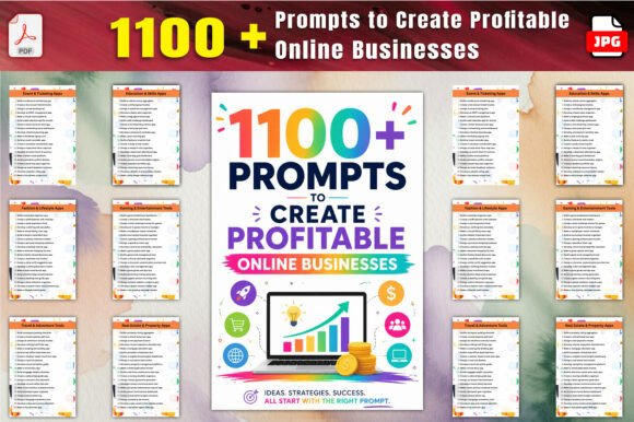 1100+ Prompts to Create Profitable