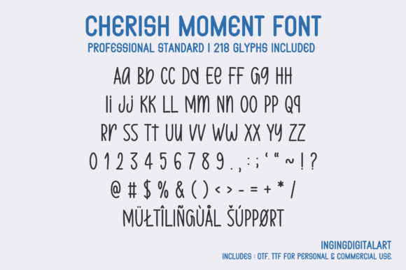 Cherish Moment Font - Preview 4