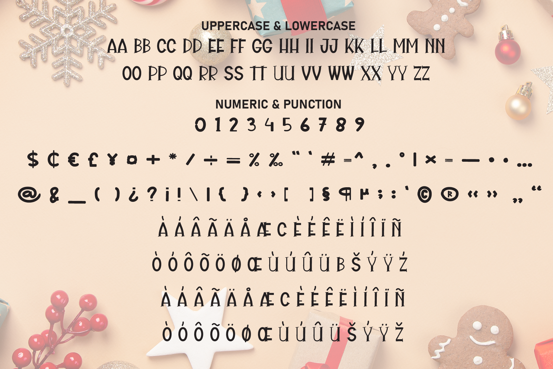 Christmas Font - photo 7