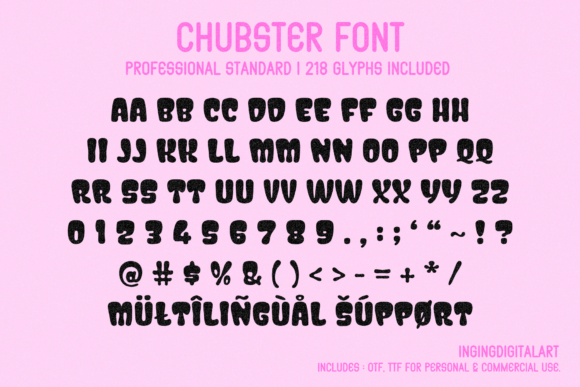 Chubster Font - Preview 4