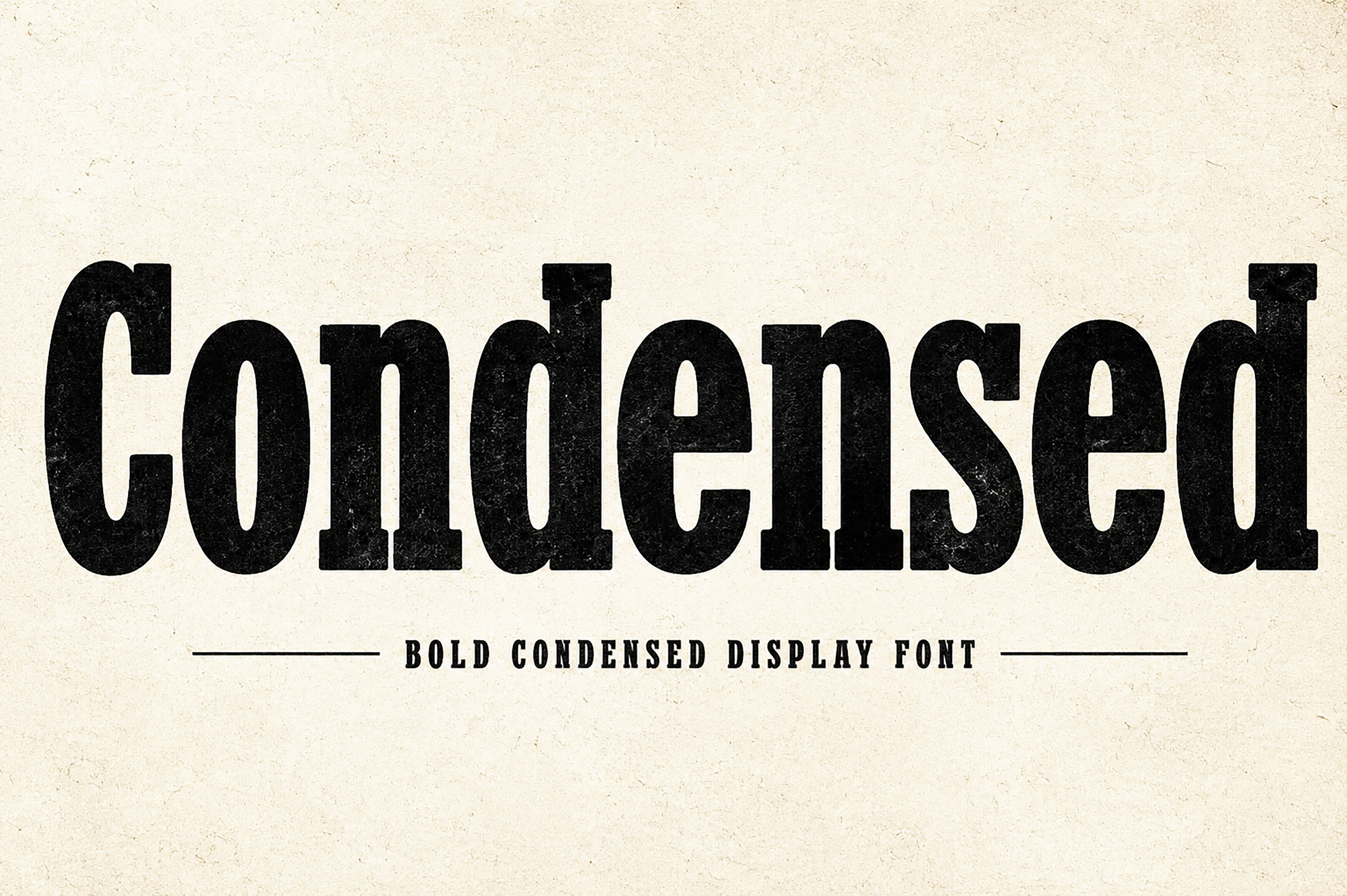 Condensed Font by Bundle · Creative Fabrica