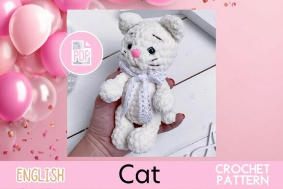 Crochet Cat Kitty/ Amigurumi PDF