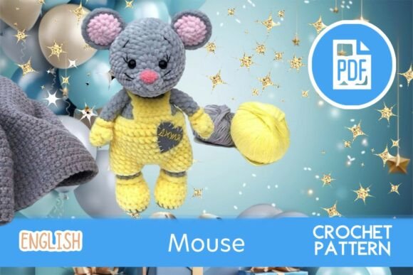 Crochet Mouse /Amigurumi PDF Pattern