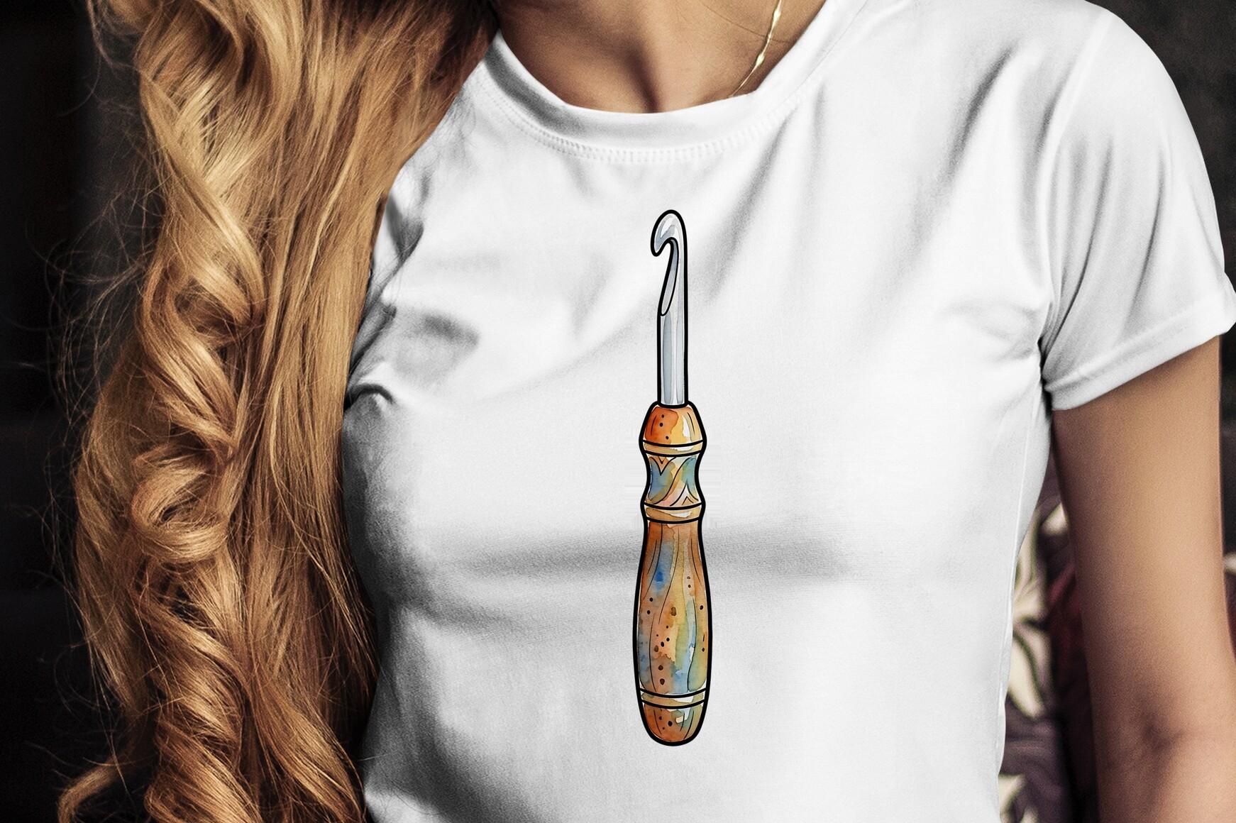 Crochet Hook Tool Illustration