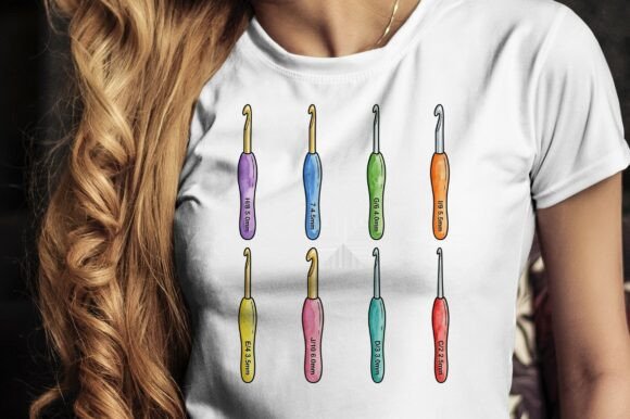 Crochet Hooks in Various Colors