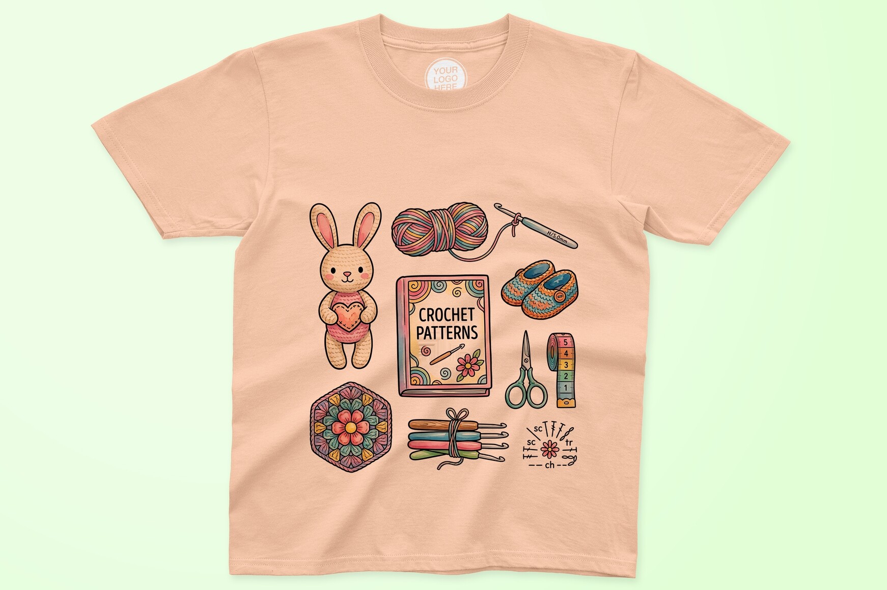 Crochet Tools and Patterns with Cute