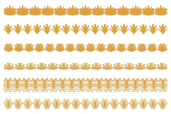 Decorative Ornament Border Design Set