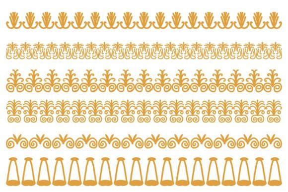 Decorative Ornament Border Design Set